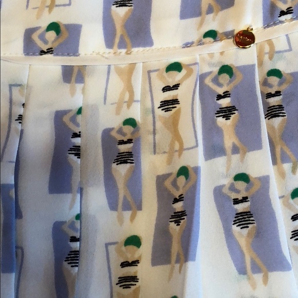 NWOT SP Anthropologie accordion style skirt - Picture 2 of 3